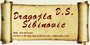 Dragojla Sibinović vizit kartica